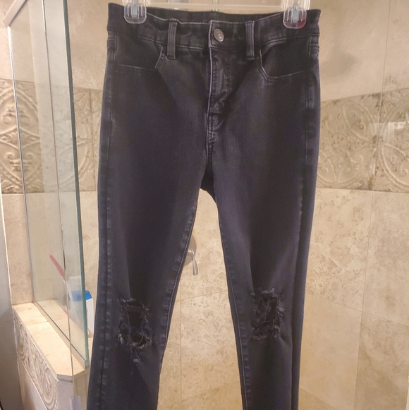 American Eagle Outfitters Denim - American Eagle Black Jeggin Jeans 4L Long